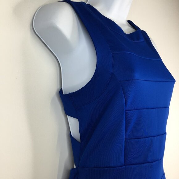 Lovers + Friends Worth The Waist Criss Cross Back Blue Dress Size S - Picture 6 of 12